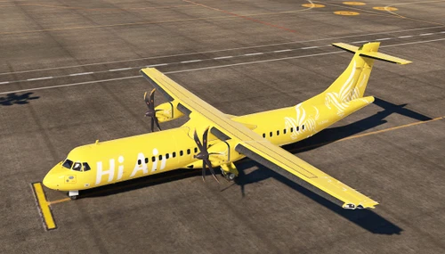 ATR 72 Hi Air Yellow livery