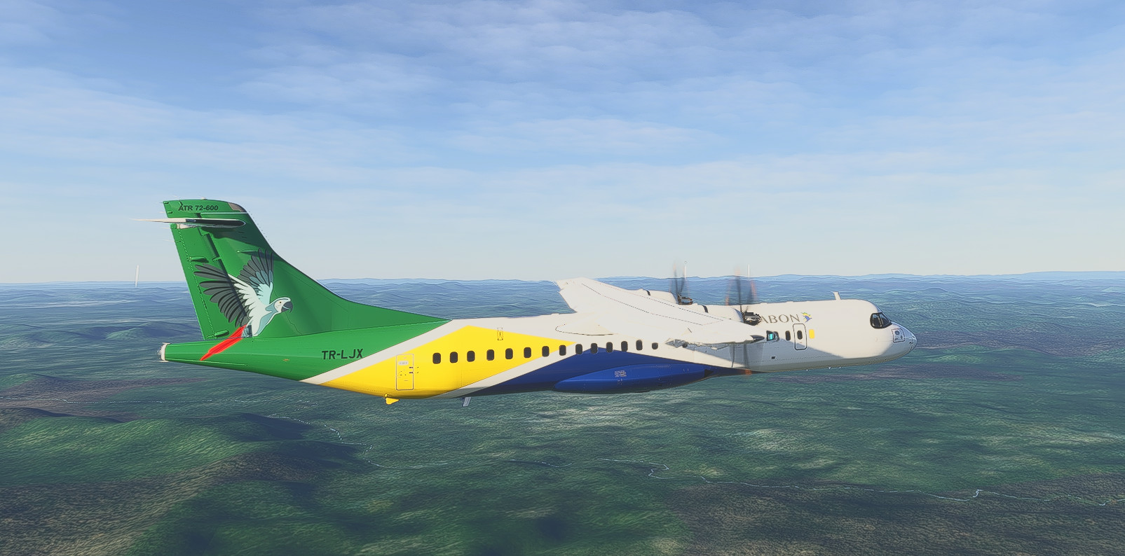 ATR72-600 Fly Gabon TR-LJX - Aircraft Liveries for MSFS | Flightsim.to