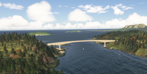 Six bridges in Aure (Torsetsund, Mjosund ,Strømvika, Imarsund (2) and Tustna)