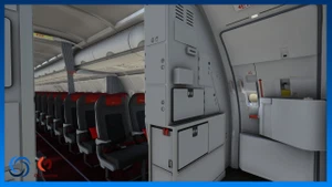 Austrian A320SL OE-LZE, OE-LZF | w/ Cabin | Fenix A320 | V2 thumbnail 6