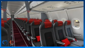 Austrian A320SL OE-LZE, OE-LZF | w/ Cabin | Fenix A320 | V2 thumbnail 9