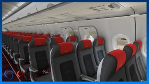 Austrian A320SL OE-LZE, OE-LZF | w/ Cabin | Fenix A320 | V2 thumbnail 12