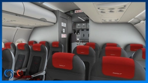 Austrian A320SL OE-LZE, OE-LZF | w/ Cabin | Fenix A320 | V2 thumbnail 13