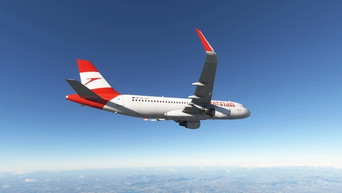 Austrian A320 SL Pack [OE-LZF, OE-LZE] with custom cabin + EFB backgrounds for Fenix A320 V2 [8K+4K]