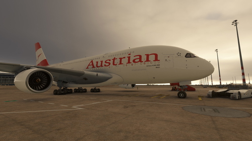 Austrian Airline FBW A380-800 4K