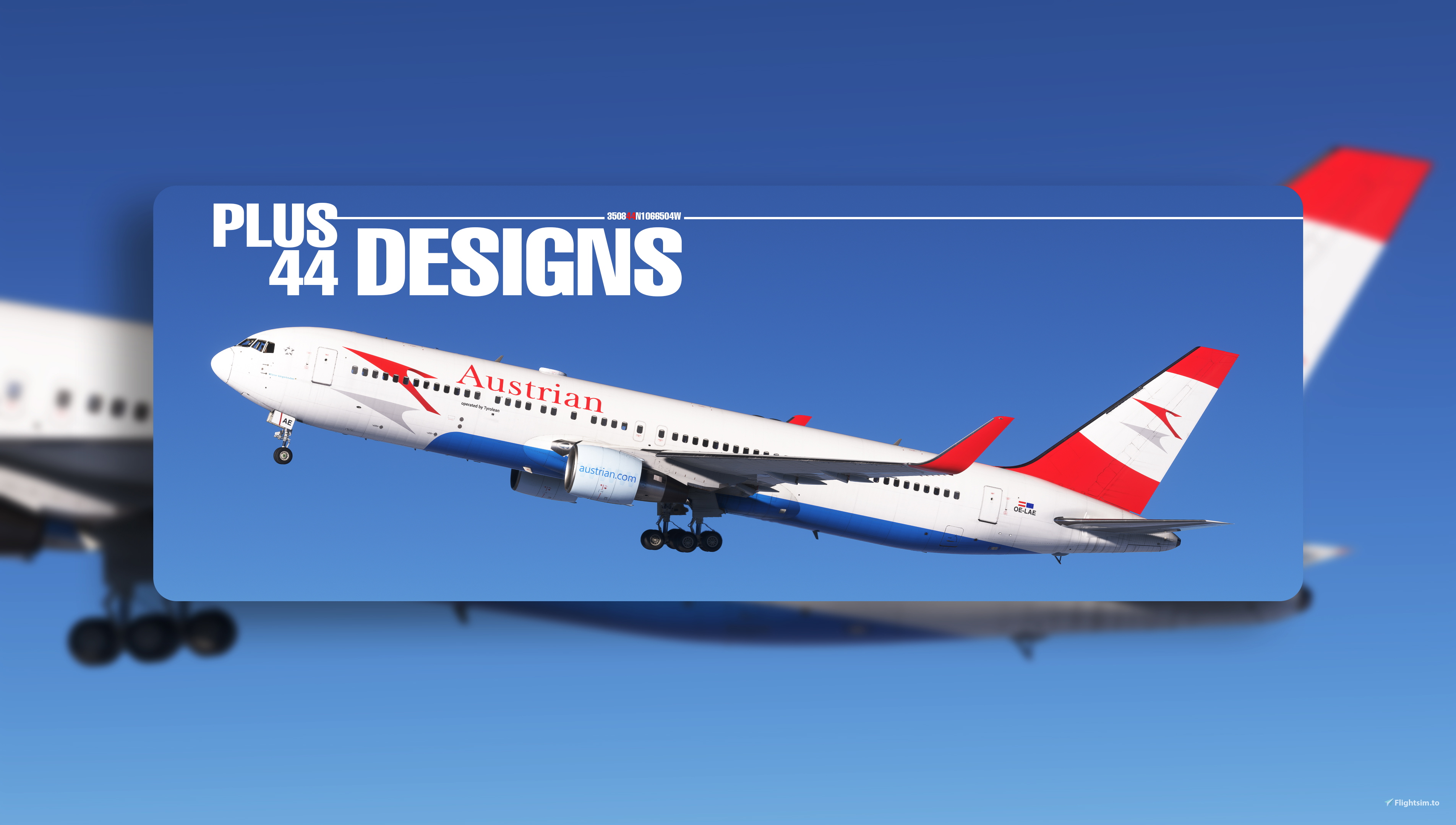 Austrian Airlines (OE-LAE) CaptainSim 767-300ER - 8K - Aircraft
