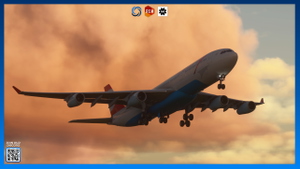 Austrian Airlines OE-LAL | iniBuilds A340-300 thumbnail 3