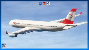 Austrian Airlines OE-LAL | iniBuilds A340-300 thumbnail 4