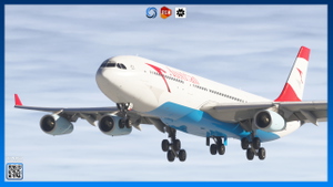 Austrian Airlines OE-LAL | iniBuilds A340-300 thumbnail 7