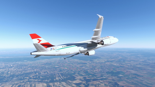 Austrian OE-LBN Historic livery with cabin  for Fenix A320 V2 [8K+4K]