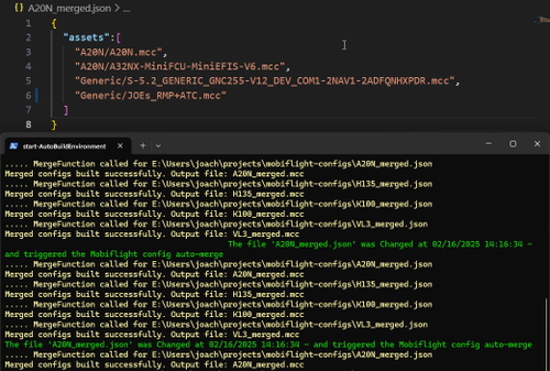 Auto merge Mobiflight configs