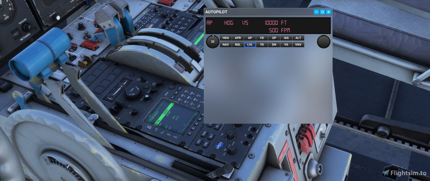 Autopilot InGame Toolbar Panel for Microsoft Flight Simulator | MSFS