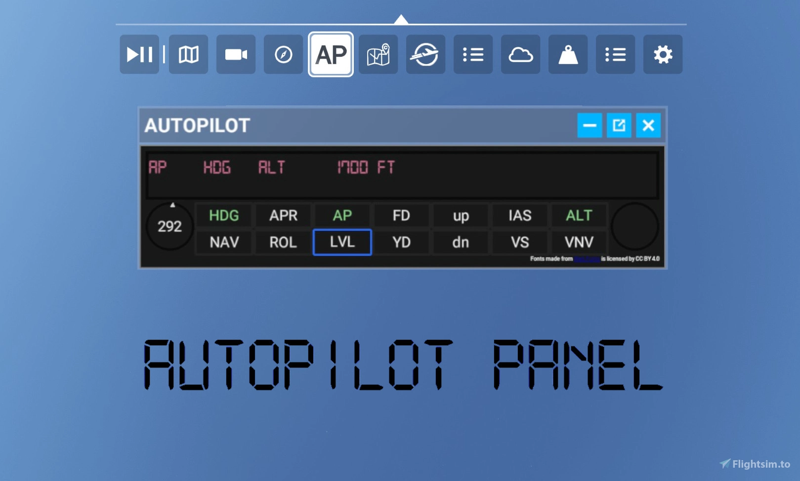 Autopilot InGame Toolbar Panel - Image 2