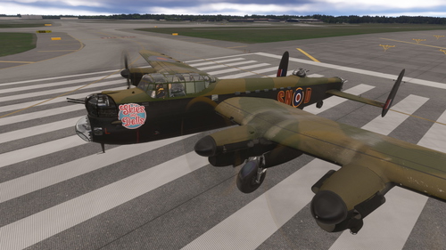 Avro Lancaster - Skies And Dolls