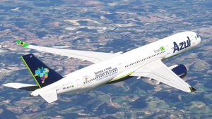Azul  "Somos a mais pontual do mundo" PR-AOY A350-900 thumbnail 4