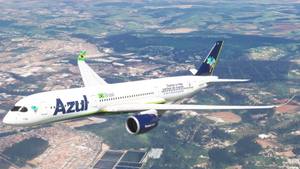 Azul  "Somos a mais pontual do mundo" PR-AOY A350-900 thumbnail 6
