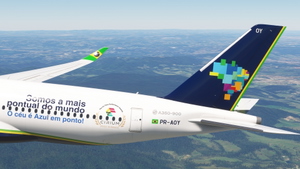 Azul  "Somos a mais pontual do mundo" PR-AOY A350-900 thumbnail 1