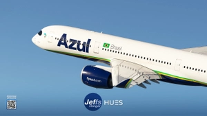 Azul Airlines PR-AOW | iniBuilds A350-900 | 8K thumbnail 1