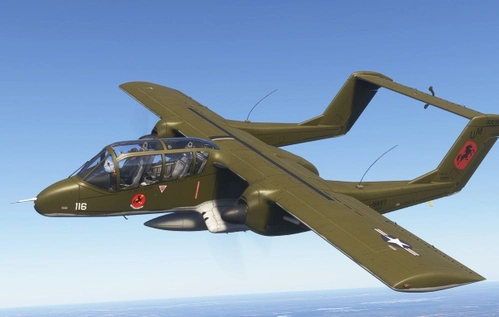 Azurploy Bronco OV10 A - US NAVY “Black Ponies” Vietnam