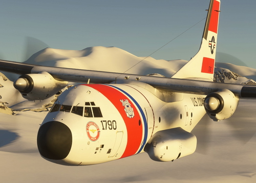 AzurPoly C-160 Transall United States Coast Guard (only MSFS 2024 native model)