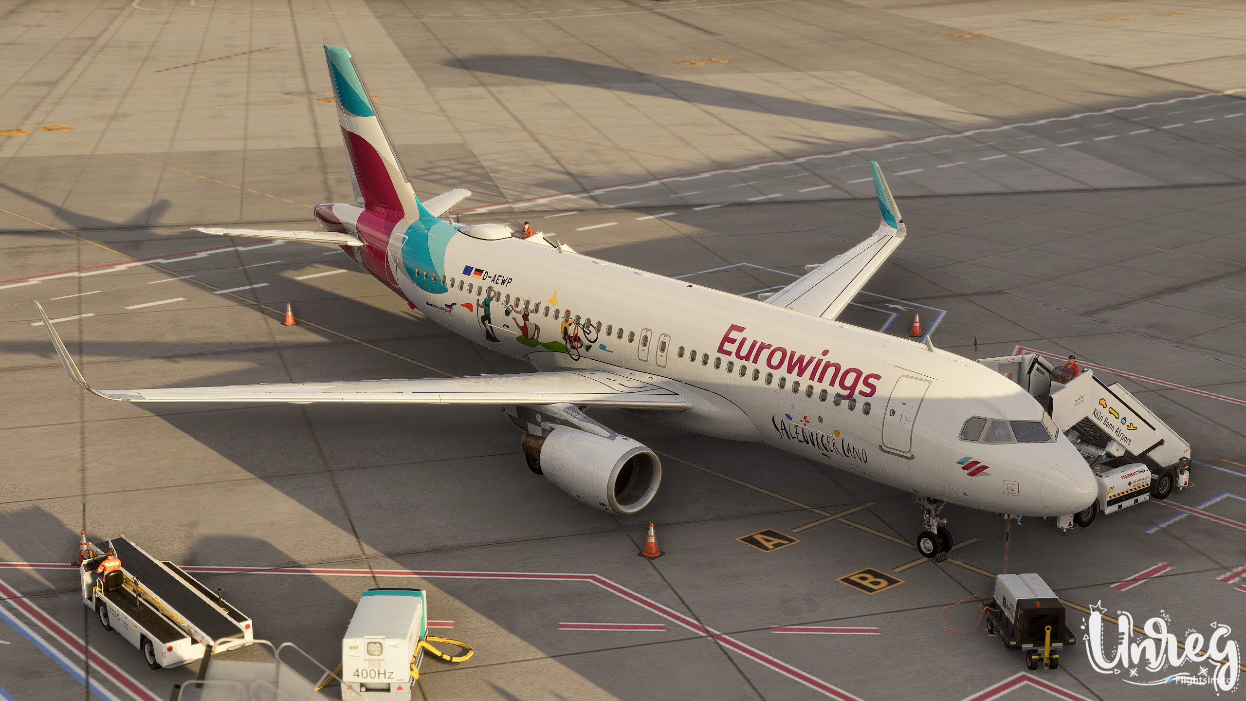[B2 READY] Fenix A320 | Eurowings Salzburger Land - [D-AEWP] - Image 1