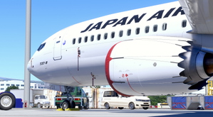 [Asobo B737 MAX 8] Japan Airlines JA351J thumbnail 1