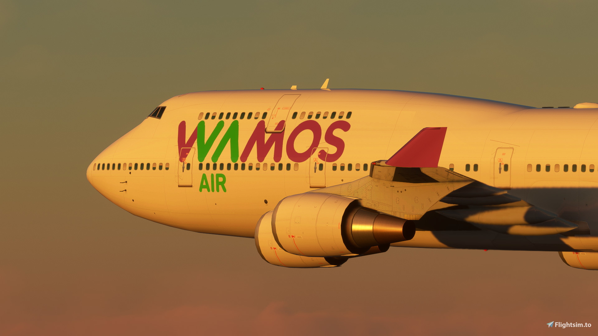 Aircrafttag B747-400 WamosAir 3色TriColor Aircrafttag B747-400 WamosAir 3色TriColor Aircrafttag B747-400