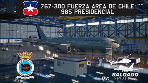 B763 PW Fuerza aerea de Chile 985 Presidencial 
