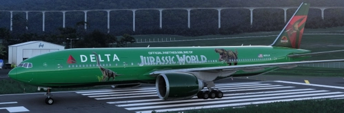 B777-200LR Delta Airlines/Jurassic World Partnership (Fictional)