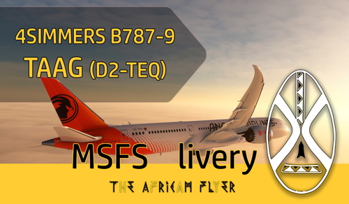 B787-9  TAAG (D2-TEQ) - livery