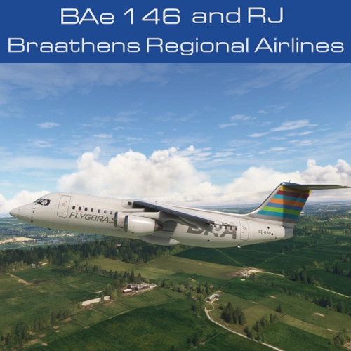 BAe RJ100 and 146-300 Braathens Regional Airlines 4 Pack