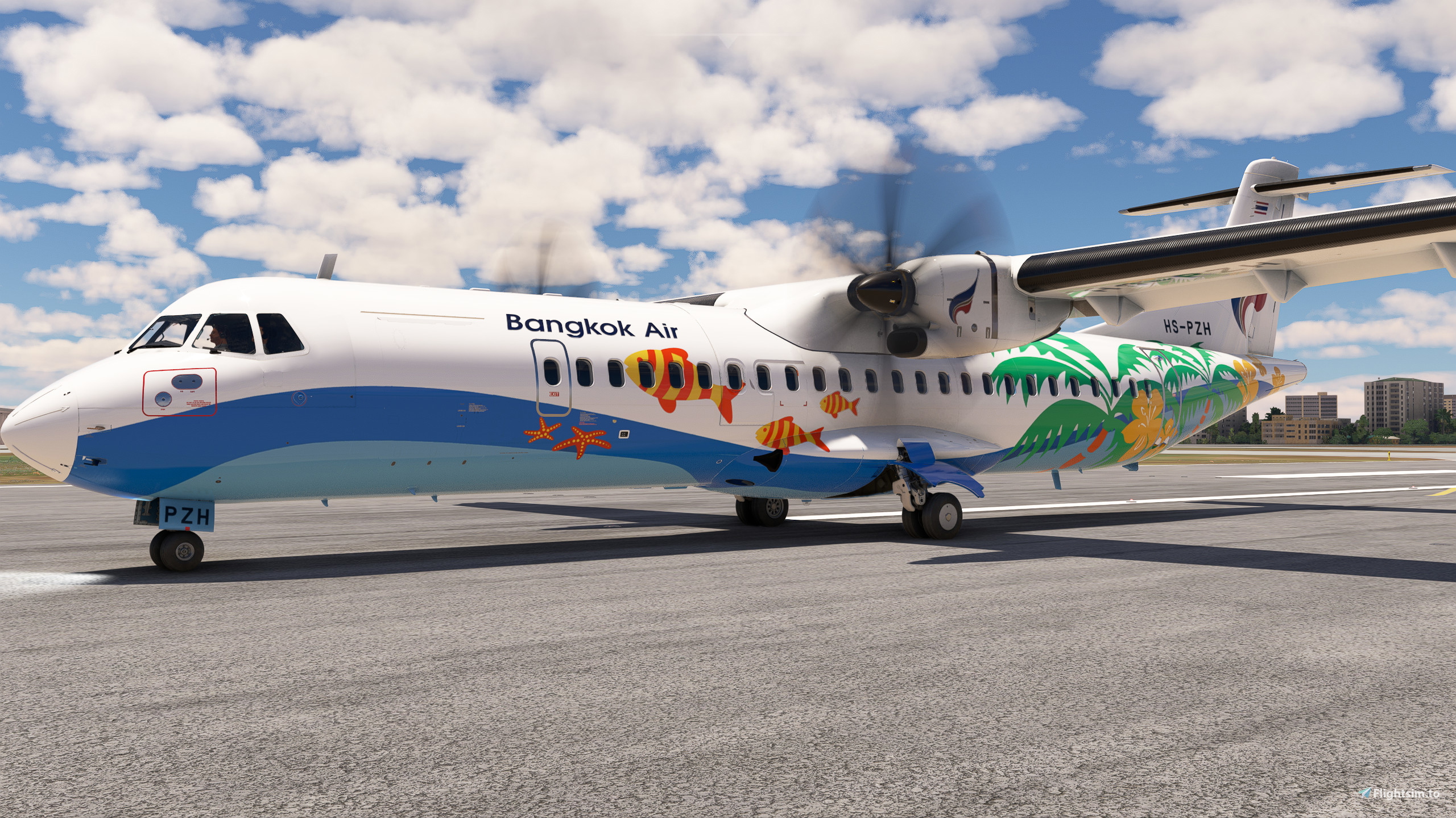 Bangkok Airways | Asobo ATR 72-600 | Twin Pack | 4K - Image 1