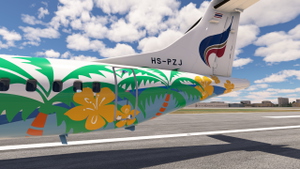 Bangkok Airways  | Asobo ATR 72-600 | Twin Pack | 4K thumbnail 4