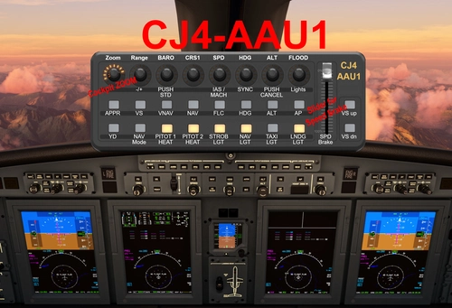 CJ4-AAU1 X-Touch Mini gauges (AAO): Basic Layer-File (OfA)