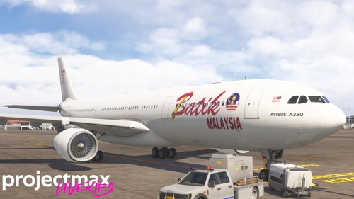 Batik Air Malaysia 9M-LFC - inibuilds/Microsoft A330-300 RR [8K]