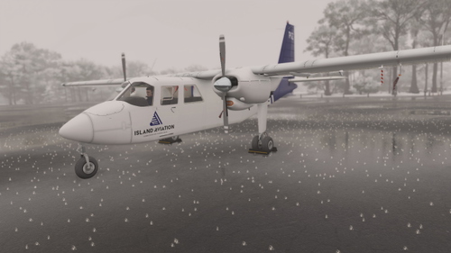 BBS BN2 Islander BN2A Island Aviation NZ  registration ZK-PIZ