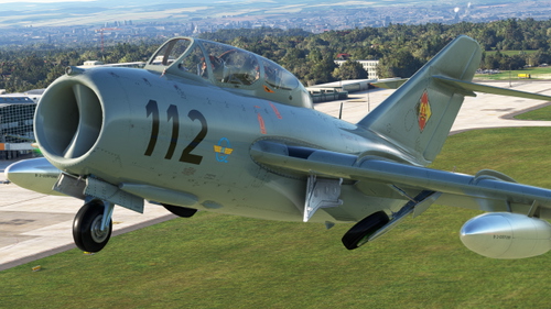 Bear Studios MiG-15 UTI  "black 112" GDR Air Force JBG-31 ca. 1980 