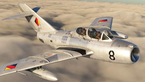 Bear Studios MiG-15 UTI "739 "black 8" GDR Air Force 1956