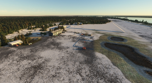 Belaya Gora Airport (UESG), Sakha Republic, Far East Russia