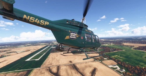 Bell 206 Long Ranger - Indiana State Police