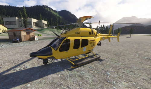 Bell 429 US Coast Guard - Dragonfly livery
