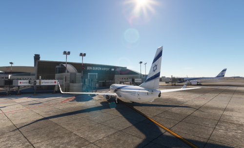 LLBG Ben Gurion Airport  - FSLTL Static Aircraft