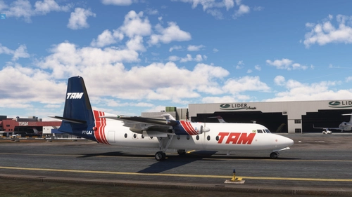 Bgaurant Fokker 27-MK500 | TAM | PT-LAJ | 4K