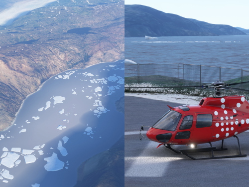 BGNS - Narsaq Heliport & 500 Icebergs