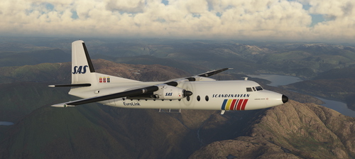 Bgt. Fokker F27-500 SAS LN-RNZ