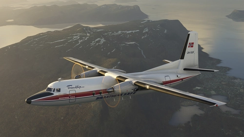 Fokker F27 - MK500 Braathens SAFE 