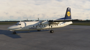 Bgt. Fokker F27: Lufthansa D-AFKP (Based on Fokker F50) thumbnail 1