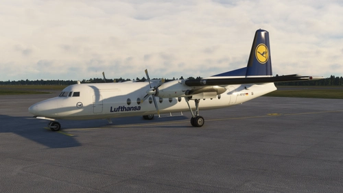 Bgt. Fokker F27: Lufthansa D-AFKP (Based on Fokker F50)