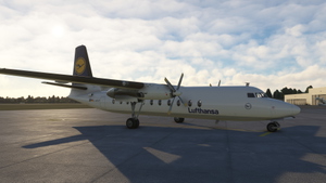 Bgt. Fokker F27: Lufthansa D-AFKP (Based on Fokker F50) thumbnail 3