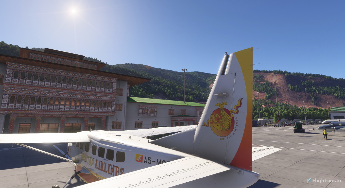 Bhutan Airlines (Fictional) | Cessna 208 Caravan for Microsoft Flight